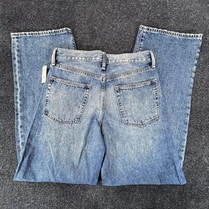 GAP Jeans Womens 18 Blue Straight Leg Denim High Rise Classic 5 Pocket New NWT